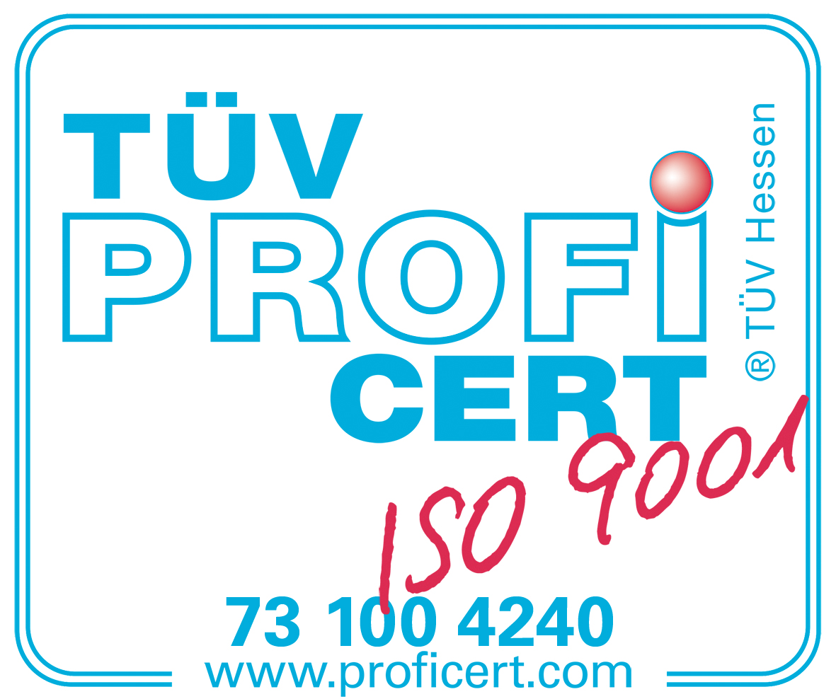 ISO Zertifikat TÜV 2018
